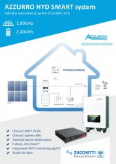 Hybridná FVE Azzurro HYD 2,80 kWp