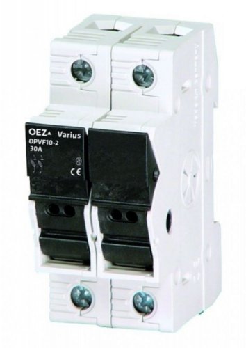 Dvojpólový poistkový odpojovač OPVF10-2  (DC1000V)