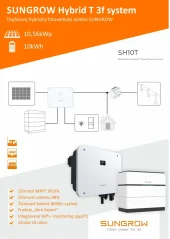 Hybridná FVE Sungrow T 10,56 kWp (Li batéria 10 kWh +)