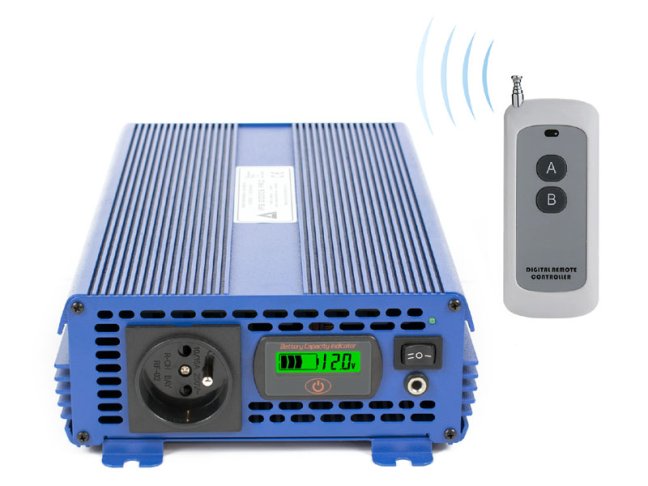 Menič napätia 12V 1100VA SINUS AZO Digital IPS-2000S PRO