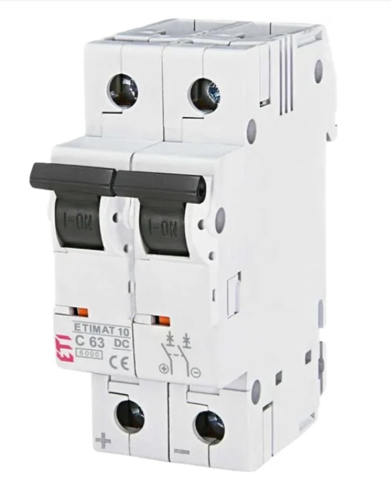Istič ETIMAT 10 DC C 2p 6kA (63A)