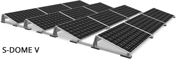 Rovná strecha - južná orientácia - K2 Systems