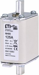 ETI Batériová poistka NH00 gBat 125A/80V DC
