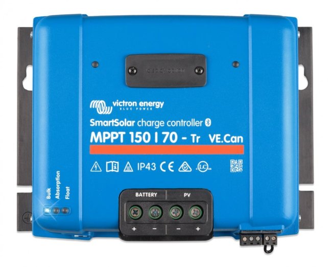 MPPT solárny regulátor Victron Energy SmartSolar 12/24/48V 150/70-Tr VE.Can