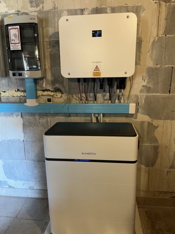 Hybridný striedač Sungrow SH10T + Batéria Sungrow SBH200