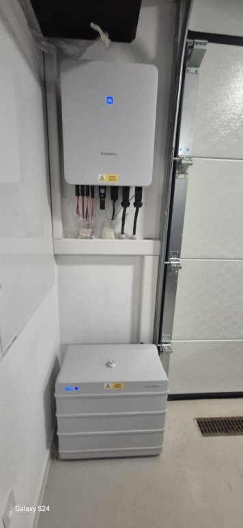 Hybridný striedač Sungrow SH10RT + batéria Sungrow SBR096