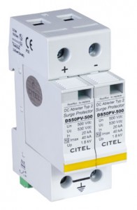 Zvodič prepätia - Citel DS50PVS-500 DC (Typ 2)