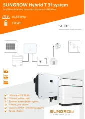 Hybridná FVE Sungrow T 10,56 kWp (Li batéria 15 kWh +)