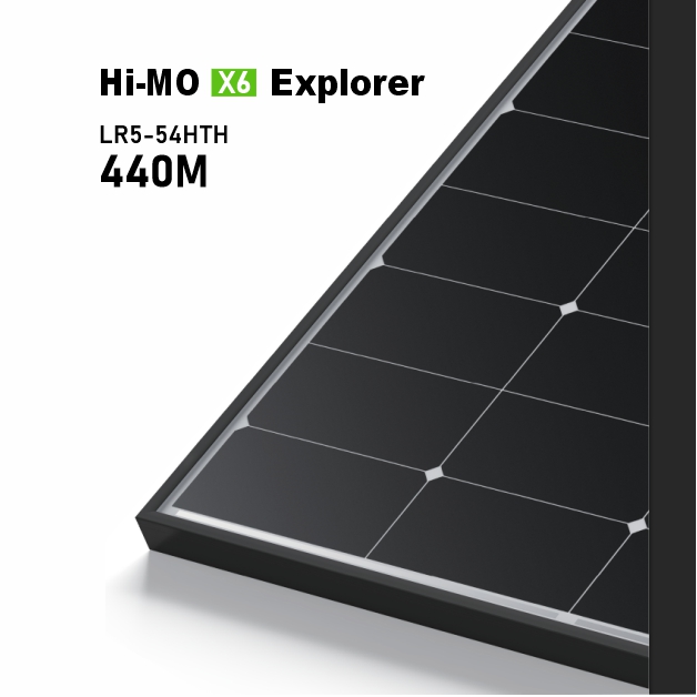 Fotovoltický panel - LONGi Hi-MO 6 Explorer LR5-54HTH-440M (čierny rám)