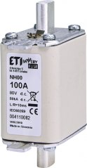 Batériová poistka NH M00 bat 100A/80V DC