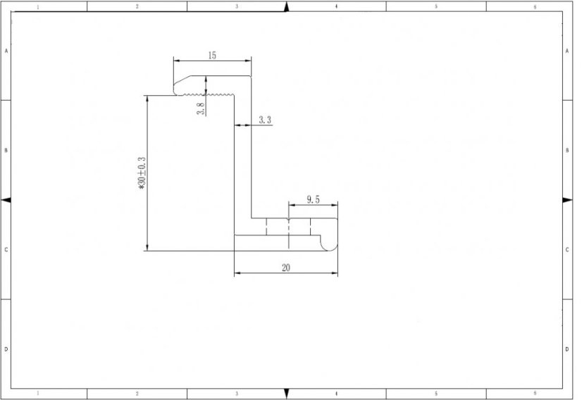 AL Príchytka krajná JH (set A) 30 mm