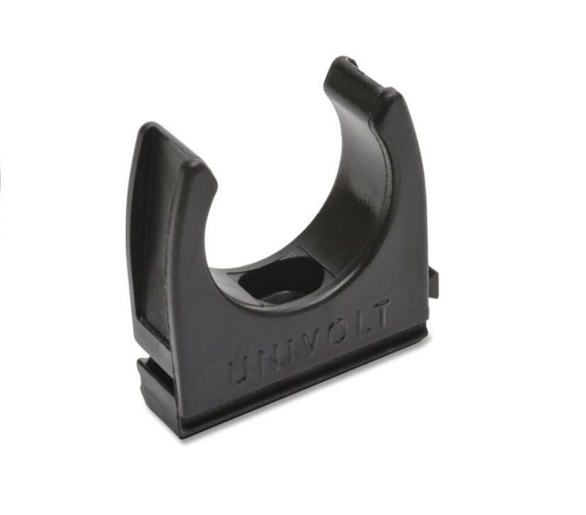 UNIVOLT Klip/príchytka CL 32 BK (čierna)