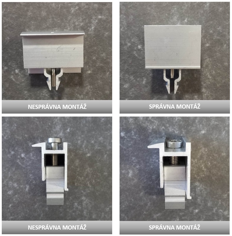 AL Príchytka krajná JH (set C) 35 mm