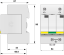 Zvodič prepätia - Citel DS50PV-800G/51 (Typ 2)