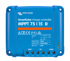 MPPT SMART solárny regulátor Victron Energy 12/24V 75/15A