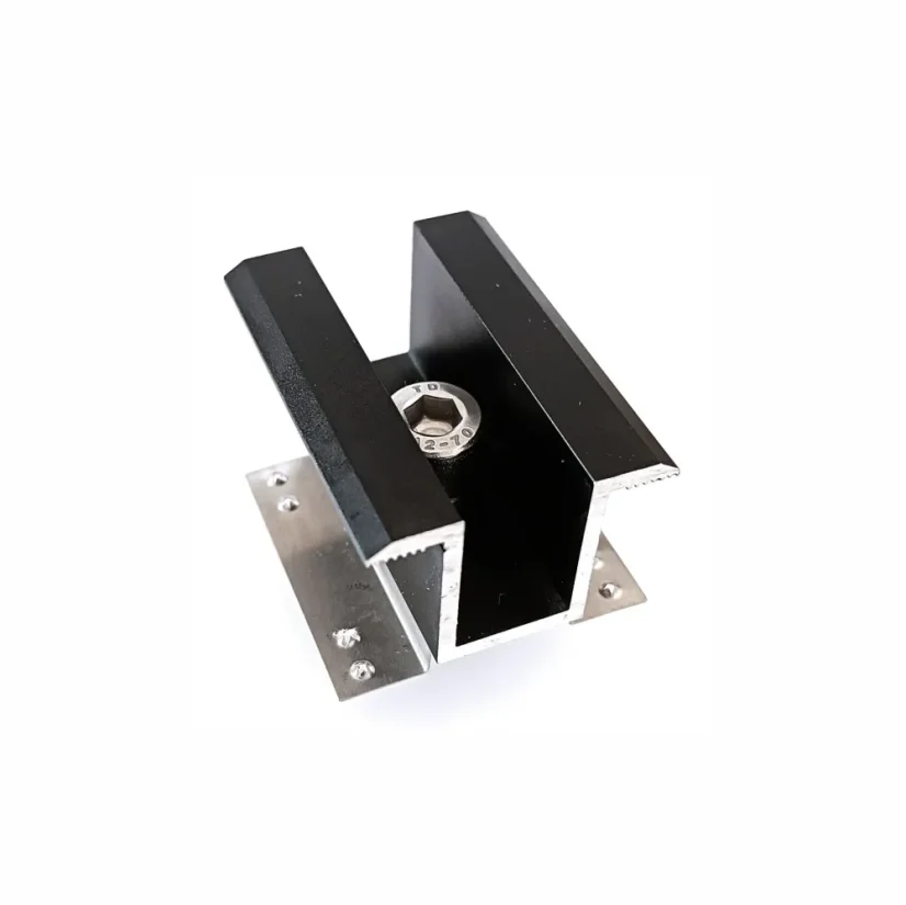 AL Príchytka stredová ELOX s uzemňovacou podložkou (JH set B) 30mm