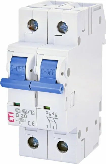 Istič ETIMAT-COLOUR B20 2p 10kA