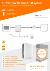 Hybridná FVE Sungrow RT 4,40 kWp (bez batérie)