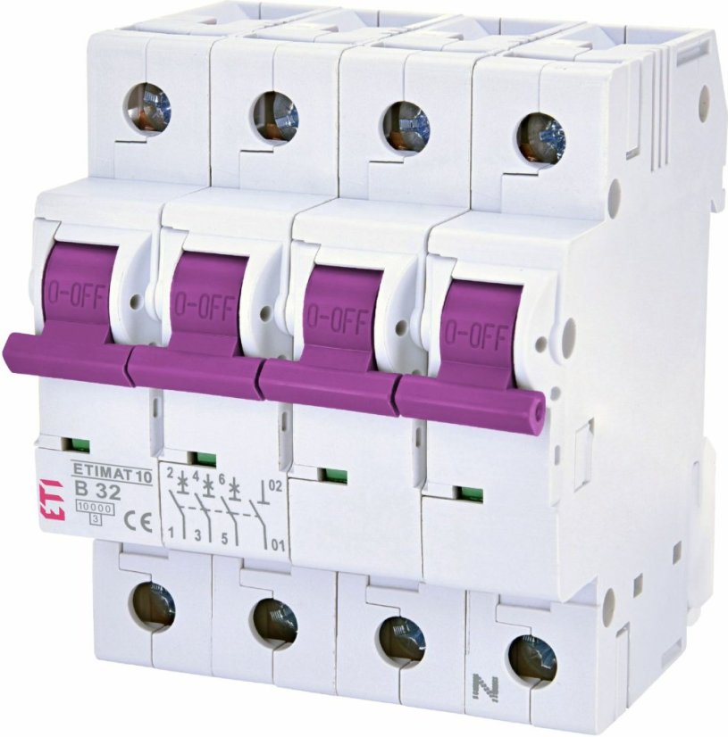 Istič ETIMAT COLOUR 3p+N B32 10kA