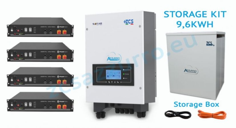 ZCS Azzurro Storage kit 9,6 kWh ZCS Azzurro Storage kit 9,6 kWh