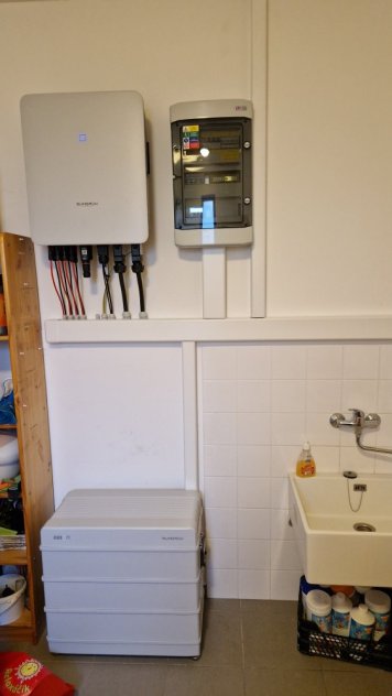 Hybridný striedač Sungrow SH10RT + batéria Sungrow SBR096