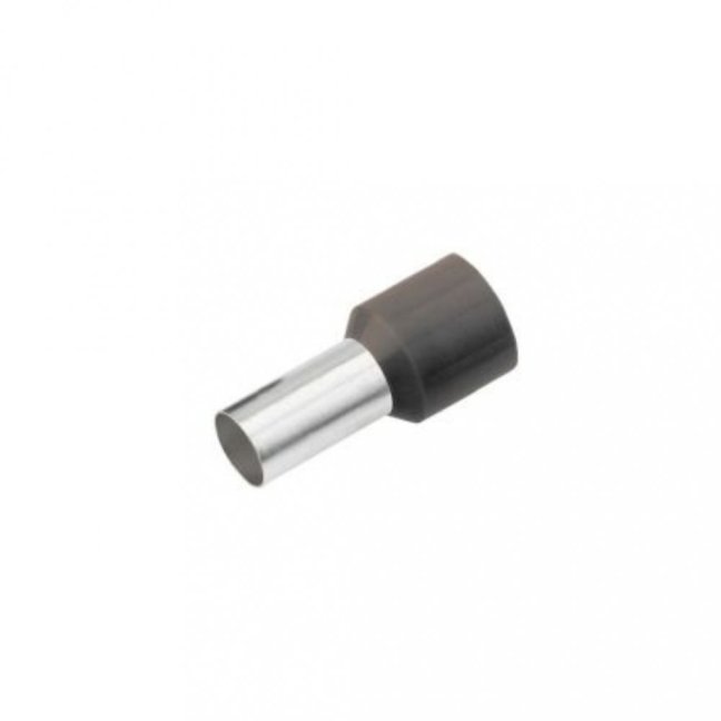 Izolované dutinky Cu 6mm2 čierne 100ks
