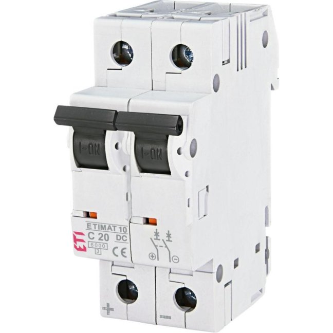 Istič ETIMAT 10 DC C 2p 6kA (20A)