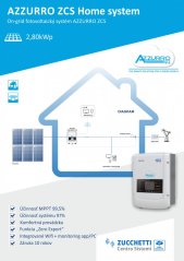 On-grid FVE Azzurro ZCS 2,80kWp