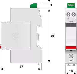 Zvodič prepätia - Citel DS240S - 75DC (Typ 2)