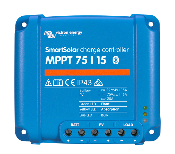 MPPT SMART solárny regulátor Victron Energy 12/24V 75/15A