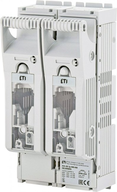 Poistkový odpínač KVL-00 2p M8-M8
