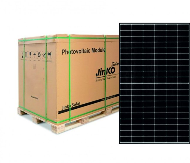 Fotovoltaický panel Jinko Tiger 380 Wp N-type (čierny rám) (paleta = 36 ks)