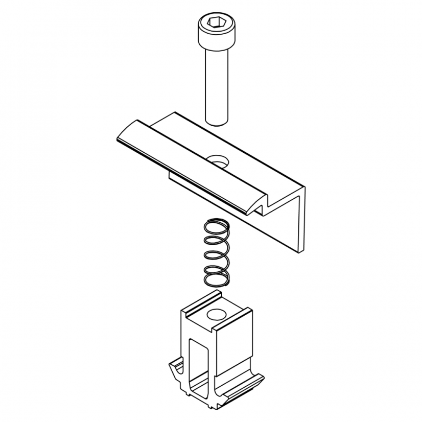 DomeClamp End Clamp 30-50 mm