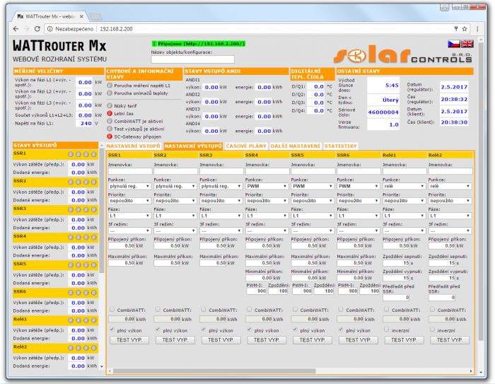 Wattrouter Mx (merací a regulačný modul)