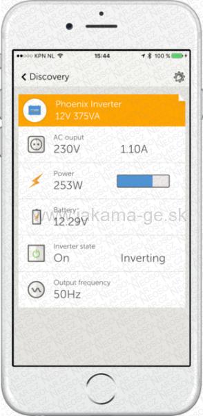 Menič napätia 12V 250VA Sinus Victron Energy Phoenix VE.Direct